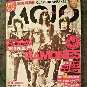 MOJO Magazine #144 2005 RAMONES NEIL YOUNG Robert Wyatt DEPECHE MODE CLAPTON